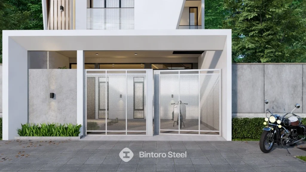 PAGAR SWING STAINLESS - 02 EXPANDED